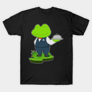 Frog Waiter Serving platter T-Shirt